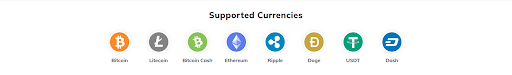 Coinremitter's supported currencies