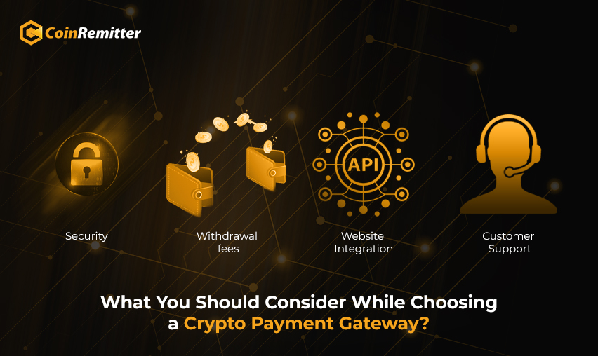 What You Should Consider While Choosing a Crypto Payment Gateway? 