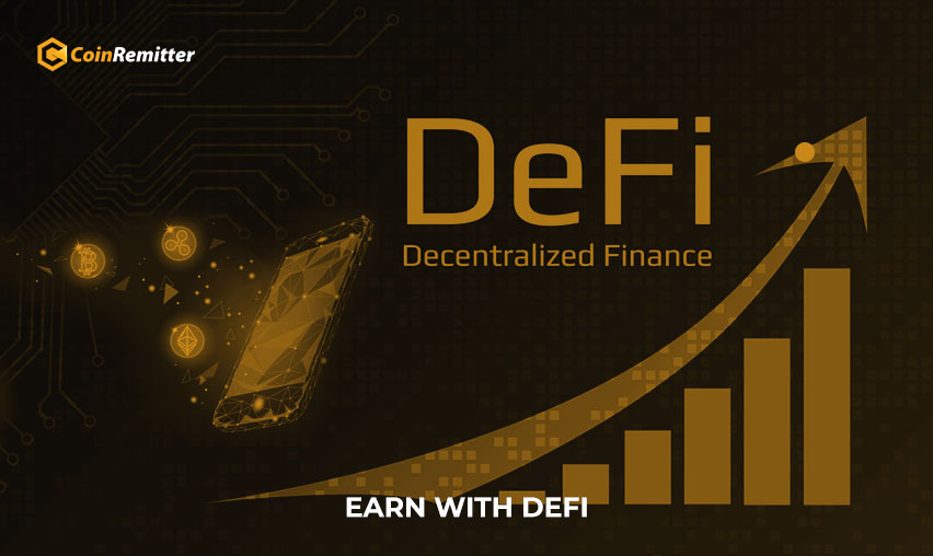 Earn with defi (decentralized finance)