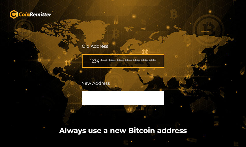 always use a new Bitcoin address