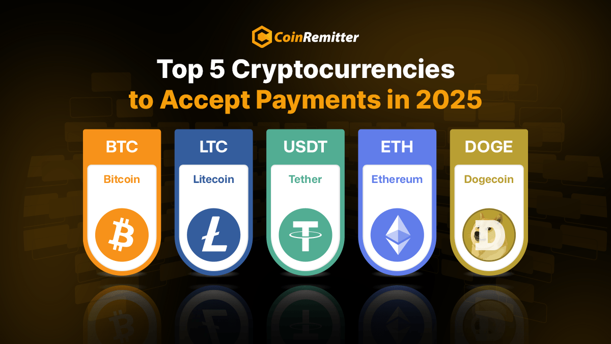 Top 5 crypto to accept payments